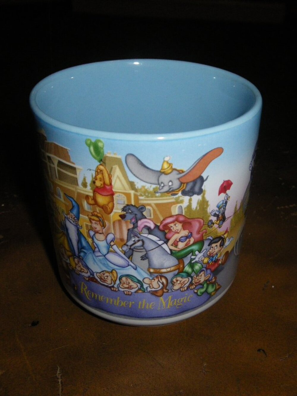 Vintage 1996 Walt Disney World 25th Anniversary Remember The Magic Coffee Mug